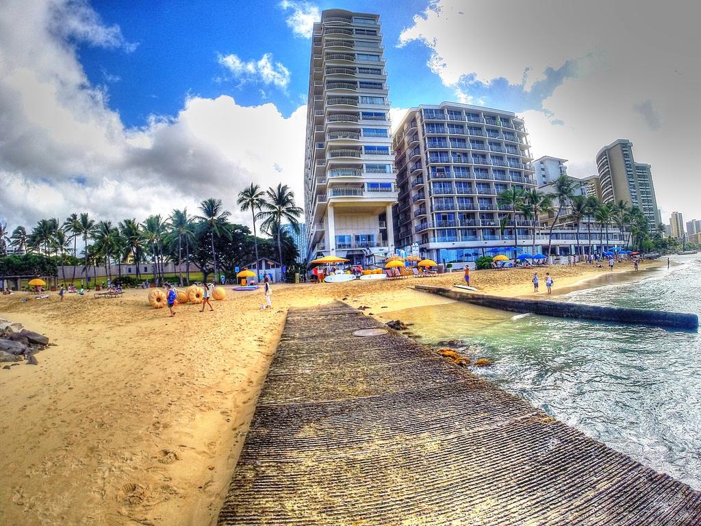 Waikiki Shore 515 Beachfront & Upgrade Leilighet Honolulu Eksteriør bilde