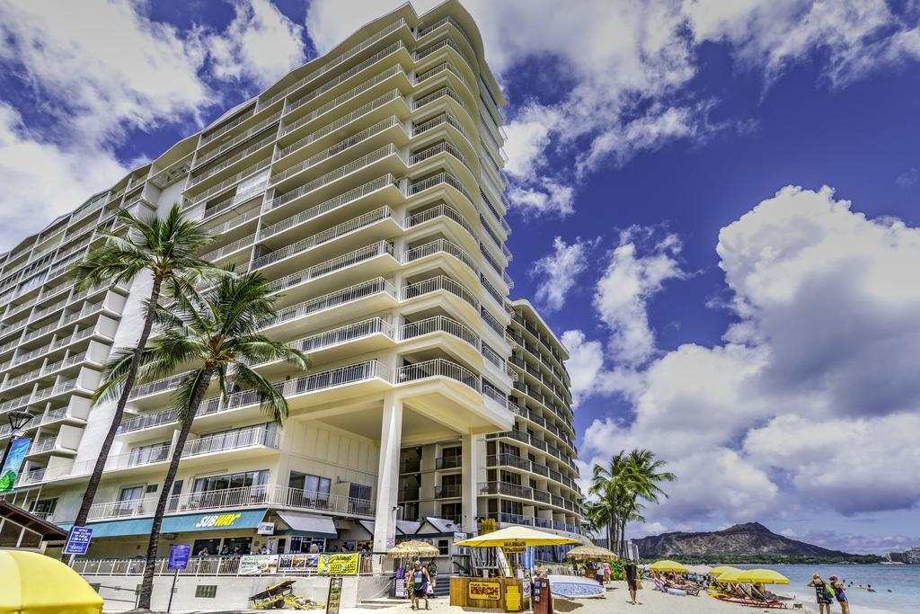 Waikiki Shore 515 Beachfront & Upgrade Leilighet Honolulu Eksteriør bilde